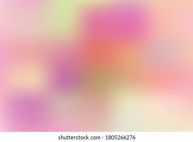 Light Pink, Yellow vector blurred pattern. Creative illustration in halftone style with gradient. New style design for your brand book.