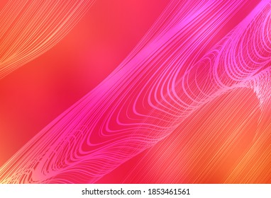 Pink claro, vector amarillo borrosa textura brillante. Una ilustración de color completamente nueva en un estilo borroso. Diseño completamente nuevo para su negocio.