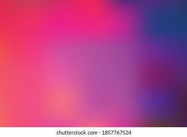 Light Pink, Yellow vector blurred shine abstract template. Colorful abstract illustration with gradient. The best blurred design for your business.