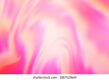 Light Pink, Yellow vector blurred bright texture. A completely new colored illustration in blur style. The best blurred design for your business.