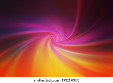 Light Pink, Yellow vector blurred pattern. Glitter abstract illustration with gradient design. New design for your business.