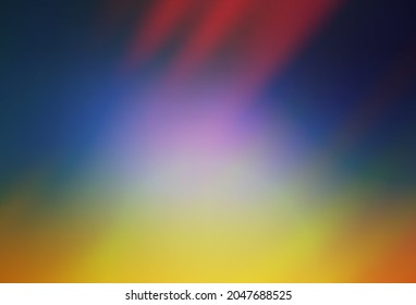 Light Pink, Yellow vector blurred bright template. Colorful abstract illustration with gradient. New design for your business.