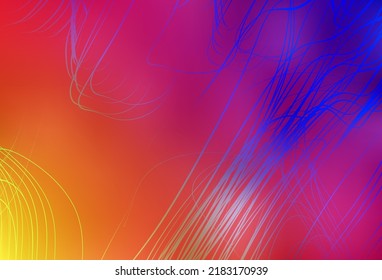 Light Pink, Yellow vector blurred and colored pattern. Abstract colorful illustration with gradient. New style design for your brand book.