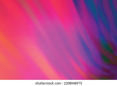Light Pink, Yellow vector blurred shine abstract template. Colorful abstract illustration with gradient. The best blurred design for your business.