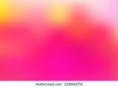 Funda brillante nítida rosa y amarilla. Ilustración abstracta moderna con gradiente. Mejor diseño borroso para su negocio.