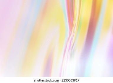 Light Pink, Yellow vector blurred shine abstract template. An elegant bright illustration with gradient. Blurred design for your web site.