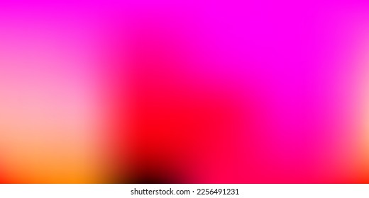 Light Pink, Yellow vector blurred backdrop. Modern elegant blur illustration with gradient. Modern design for your apps.
