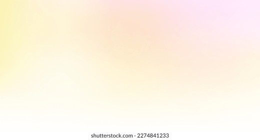 Fondo claro rosa, amarillo vectorial borroso. Ilustración de color abstracta con gradiente desdibujado. Fondo de escritorio para tus aplicaciones web.