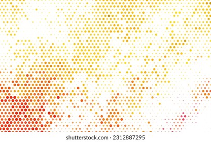 Light Pink, Yellow vector Blurred decorative design in abstract style with bubbles. Illustration with set of shining colorful abstract circles. Elegant design for wallpapers.