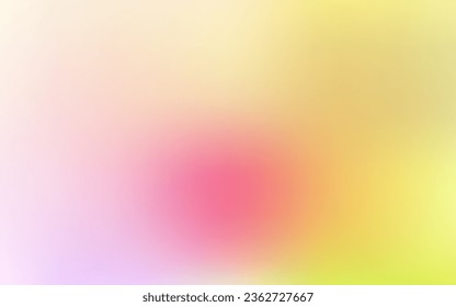 Textura clara rosa, amarilla, borrosa vectorial. Ilustración de gradiente abstracto borrosa con un estilo sencillo. Patrón inteligente para sitios web.