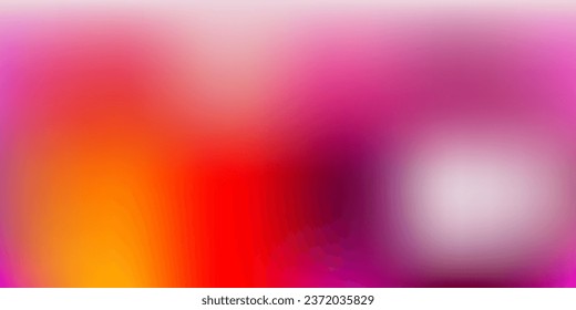El fondo es rosa claro, el vector amarillo borroso. Ilustración de color abstracta con gradiente desdibujado. Fondo para teléfonos móviles.