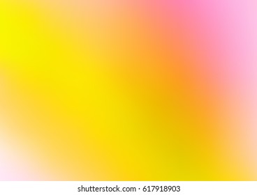 Light Pink, Yellow vector blurred colored illustration. Brand-new design for your business. Creative background in halftone style with gradient.