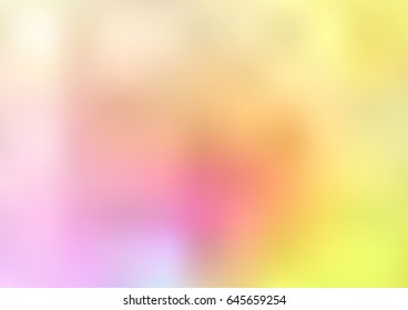Light Pink, Yellow vector blurred pattern. A vague abstract illustration with gradient. A completely new design for your business.