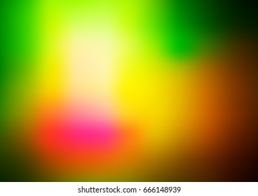 Light Pink, Yellow vector blurred shine abstract template. Modern geometrical abstract illustration with gradient. The elegant pattern can be used as part of a brand book.