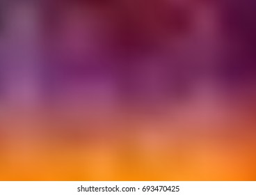 Light Pink, Yellow vector blurred bright template. A vague abstract illustration with gradient. The blurred design can be used for your web site.