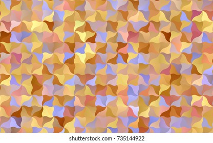 Light Pink, Yellow vector blurred template. Glitter abstract illustration with wry lines. A completely new design for your business.