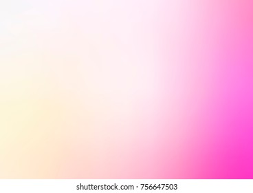 Light Pink, Yellow vector blurred bright template. Shining colored illustration in a brand-new style. A new texture for your design.
