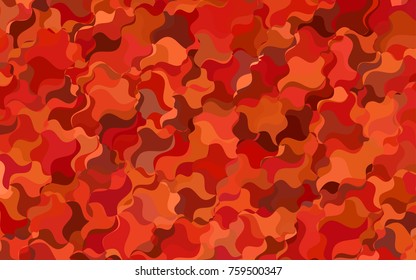 Light Pink, Yellow vector blurred template. Modern geometrical abstract illustration with gradient bandy lines. The template can be used as a background for cell phones.