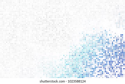 Light Pink, Yellow vector blurry rectangular background. Geometric background in square style with gradient. The pattern can be used for brand-new background.