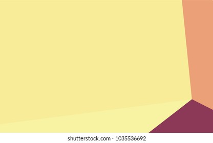 Light Pink, Yellow vector blurry triangle template. Geometric illustration in Origami style with gradient.  The textured pattern can be used for background.