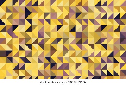 Light Pink, Yellow vector blurry triangle pattern. A completely new color illustration in a vague style. A new texture for your design.