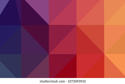 Light Pink, Yellow vector blurry triangle texture. Creative illustration in halftone style with gradient. That new template can be used for your brand book.