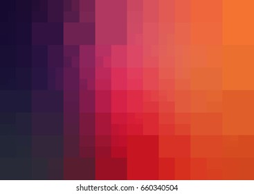 Light Pink, Yellow vector blurry rectangle background design. Geometric background in Origami style with gradient. 