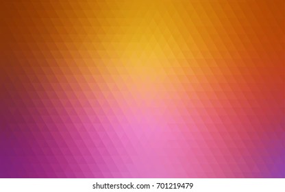 Light Pink, Yellow vector blurry triangle pattern. Glitter abstract illustration with an elegant design. The elegant pattern can be used as part of a brand book.