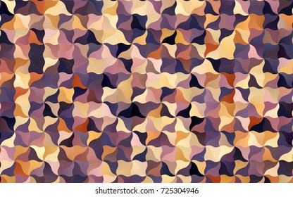 Light Pink, Yellow vector blurry arched pattern. A vague circumflex abstract illustration with gradient. Brand-new style for your business design.