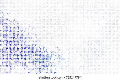Light Pink, Yellow vector blurry rectangular background. Geometric background in square style with gradient. The pattern can be used for brand-new background.