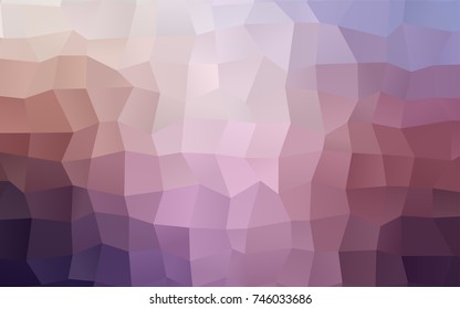Light Pink, Yellow vector blurry rectangular background. Geometric background in square style with gradient. The pattern can be used for brand-new background.