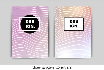 Light Pink, Yellow vector brochure for ui, ux design. Booklet with textbox on colorful abstract background. Beautiful design for cover of notepads.