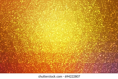 Light Pink, Yellow vector christmas postcard low polygon background. Illustration consisting of triangles. Abstract triangular polygonal origami or crystal design of New Year celebration.