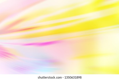 Light Pink, Yellow vector colorful abstract background. Glitter abstract illustration with gradient design. Completely new design for your business.