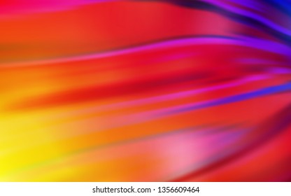 Light Pink, Yellow vector colorful blur backdrop. Glitter abstract illustration with gradient design. Smart design for your work.