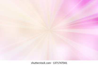 Light Pink, Yellow vector colorful blur backdrop. Creative illustration in halftone style with gradient. Completely new design for your business.