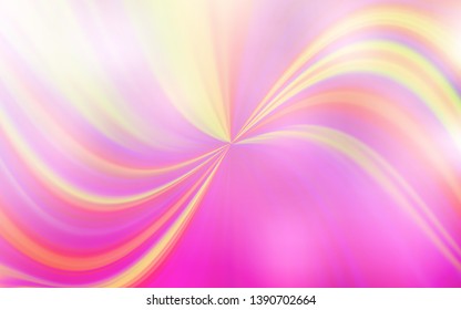 Light Pink, Yellow vector colorful abstract background. Glitter abstract illustration with gradient design. Elegant background for a brand book.