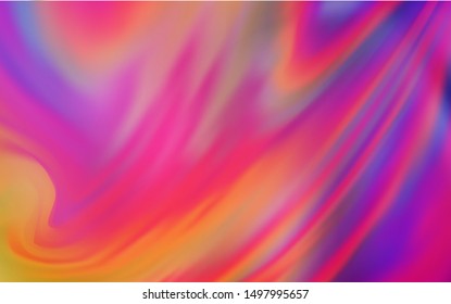 Light Pink, Yellow vector colorful abstract background. An elegant bright illustration with gradient. Background for designs.