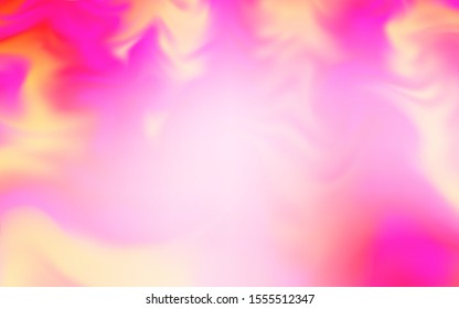 Light Pink, Yellow vector colorful blur backdrop. Abstract colorful illustration with gradient. New design for your business.