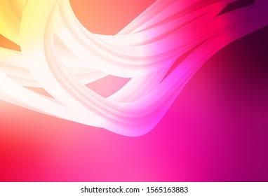 Light Pink, Yellow vector colorful abstract background. Colorful illustration in abstract style with gradient. Background for a cell phone.