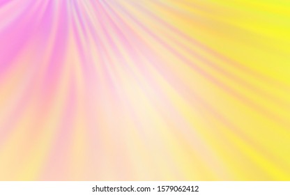 Light Pink, Yellow vector colorful abstract texture. Shining colored illustration in smart style. Completely new design for your business.