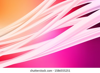 Light Pink, Yellow vector colorful blur background. Abstract colorful illustration with gradient. New design for your business.