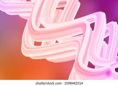 Light Pink, Yellow vector colorful abstract background. Abstract colorful illustration with gradient. Smart design for your work.