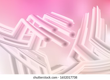 Light Pink, Yellow vector colorful abstract texture. Abstract colorful illustration with gradient. Background for designs.