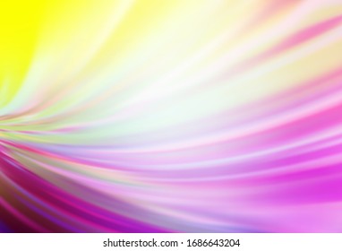 Light Pink, Yellow vector colorful abstract texture. An elegant bright illustration with gradient. Completely new design for your business.