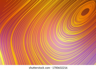 Light Pink, Yellow vector colorful blur backdrop. Glitter abstract illustration with gradient design. Background for a cell phone.