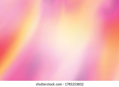 Fondo abstracto de color claro rosa, vector amarillo. Ilustración colorida brillante de estilo inteligente. El mejor diseño borroso para su negocio.