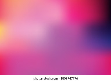 Fondo abstracto de color claro rosa, vector amarillo. Ilustración creativa en estilo de semitono con gradiente. Nuevo diseño para su negocio.