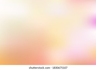 Light Pink, Yellow vector colorful blur background. Creative illustration in halftone style with gradient. Background for designs.