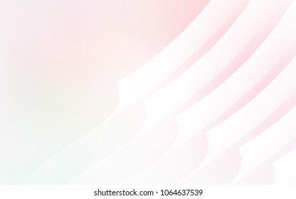 Light Pink, Yellow vector cover with stright stripes. Shining colored illustration with sharp stripes. Template for your beautiful backgrounds.